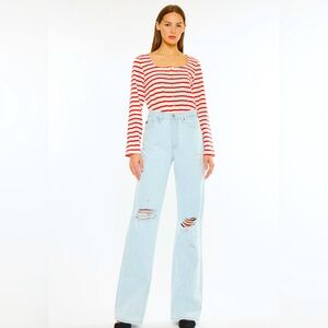KanCan Women’s Montana Ultra High Rise 90's Flare Jeans Size 9/28